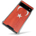 Turkish Flag Distressed Google Pixel 6 Clear Case